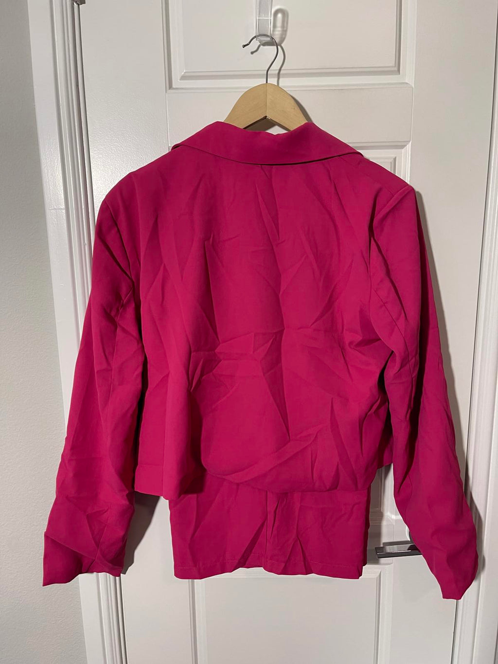Pretty Garden Women’s Dress Suit Size XL Pink 2 Pieces Double Breasted