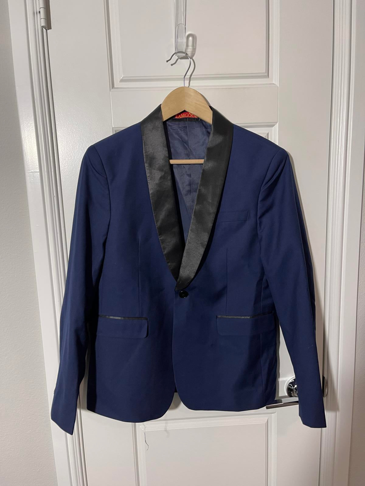 Boys Suits for Kids Size 14 Navy Blue 2 Pieces