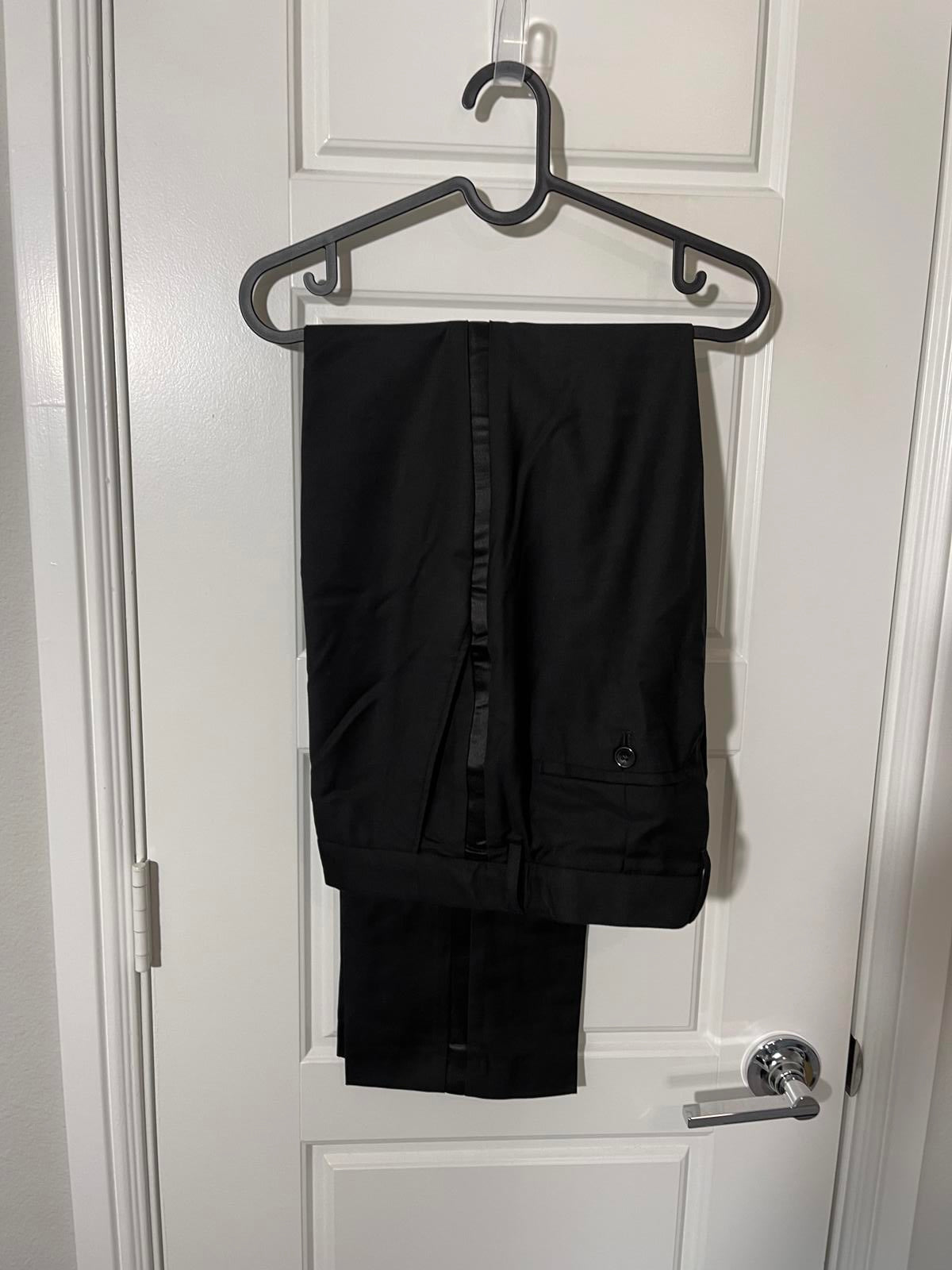 Suits for Men Size Medium Black Tuxedo 2 Pieces Shawl Lapel